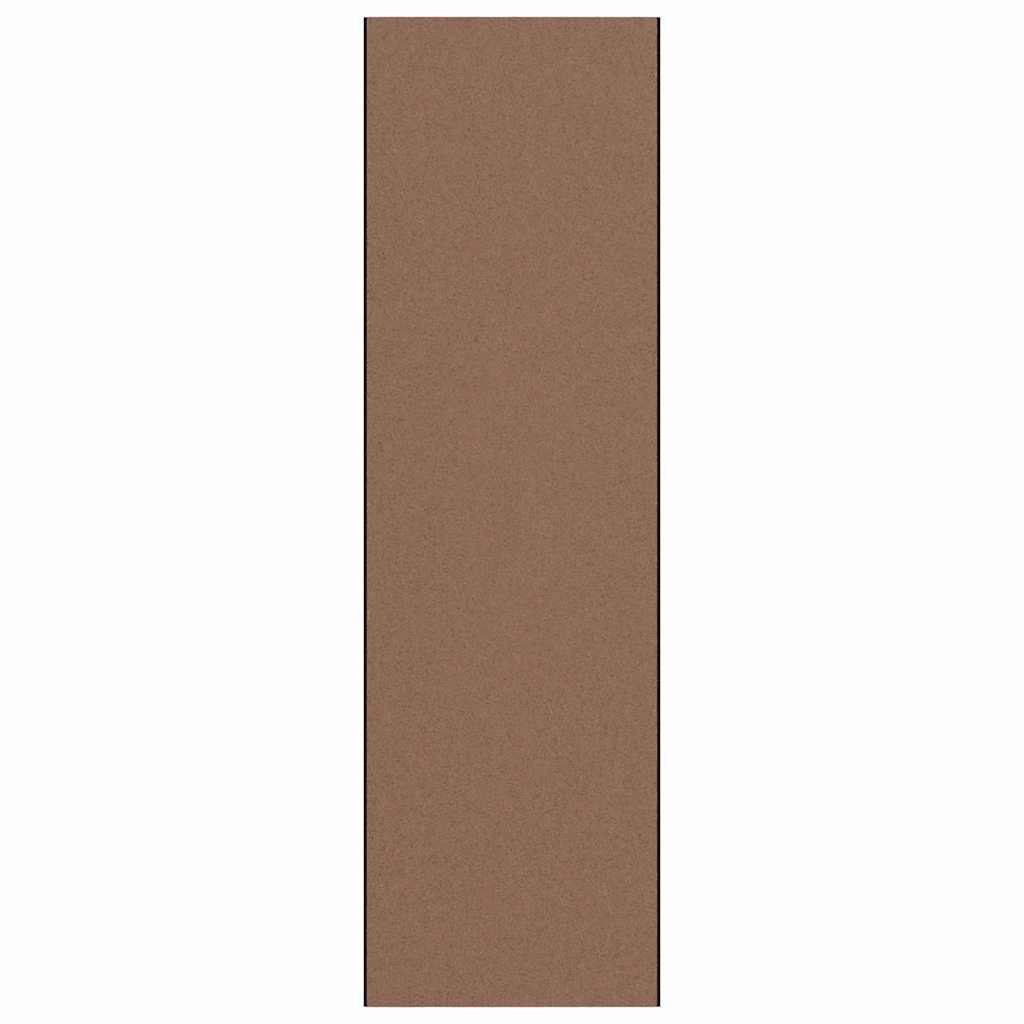 Deurmat Bruin en zwart 120 x 400 cm Polypropyleen en vinyl