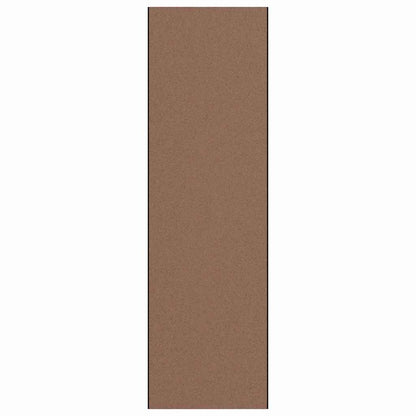 Deurmat Bruin en zwart 120 x 400 cm Polypropyleen en vinyl