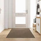 Doormat Beige and black 120 x 250 cm Polypropylene and vinyl