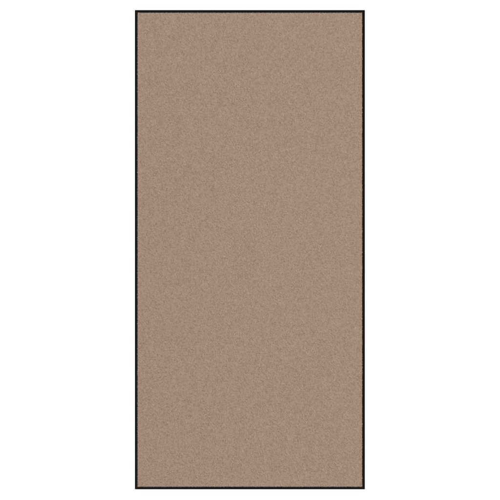 Deurmat Beige en zwart 120 x 250 cm Polypropyleen en vinyl