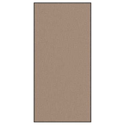 Deurmat Beige en zwart 120 x 250 cm Polypropyleen en vinyl