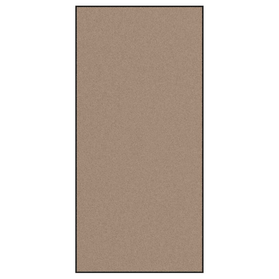 Deurmat Beige en zwart 120 x 250 cm Polypropyleen en vinyl