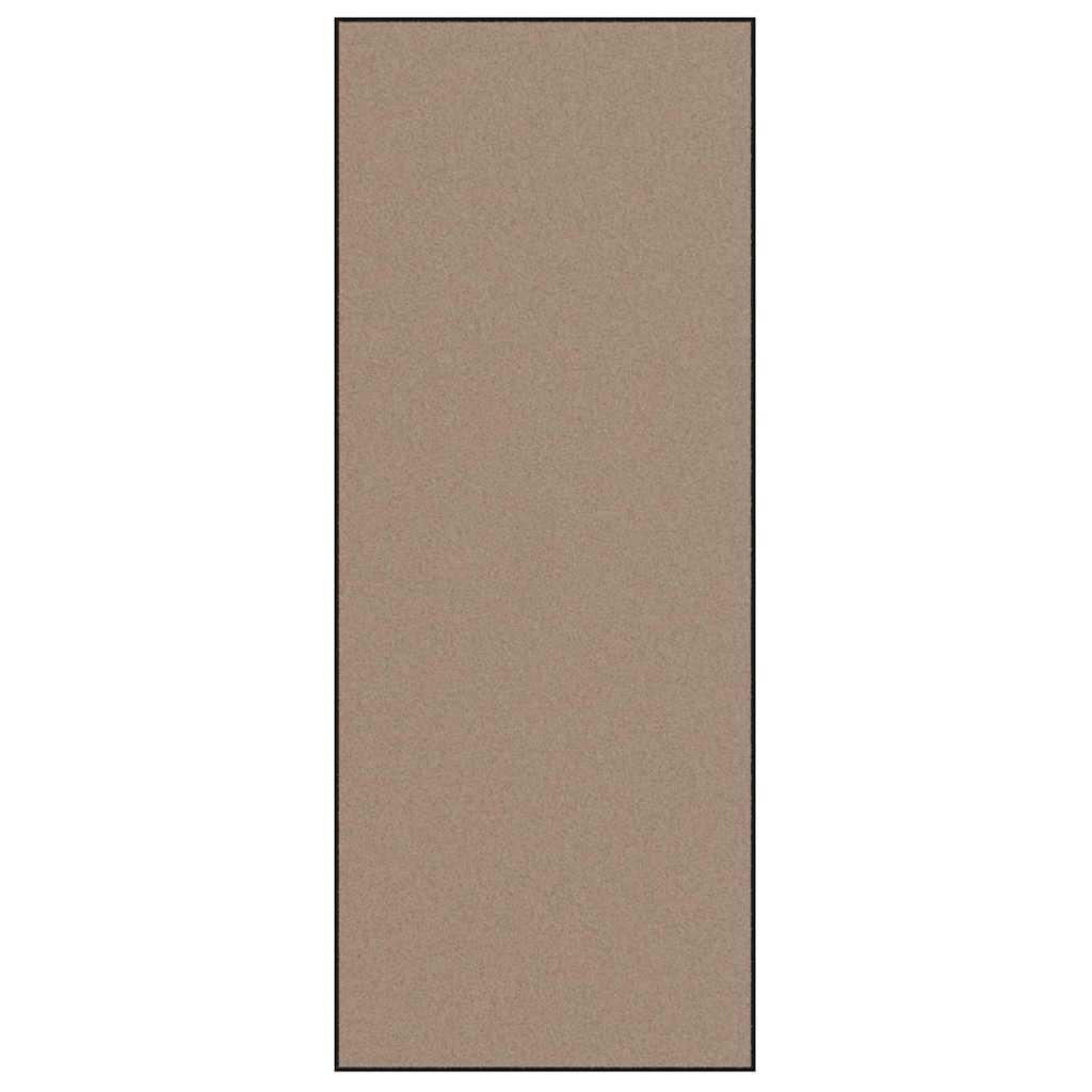 Deurmat Beige en zwart 120 x 300 cm Polypropyleen en vinyl
