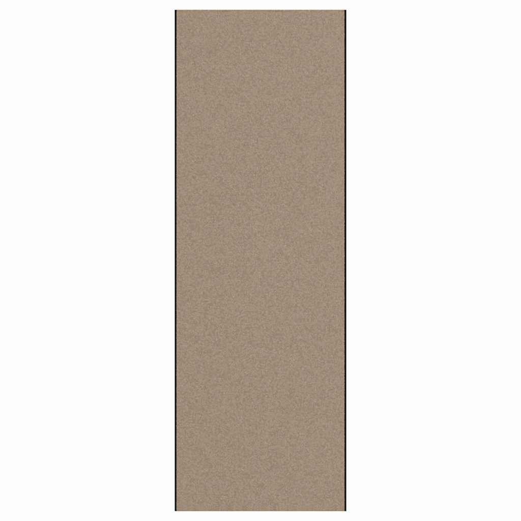 Deurmat Beige en zwart 120 x 350 cm Polypropyleen en vinyl