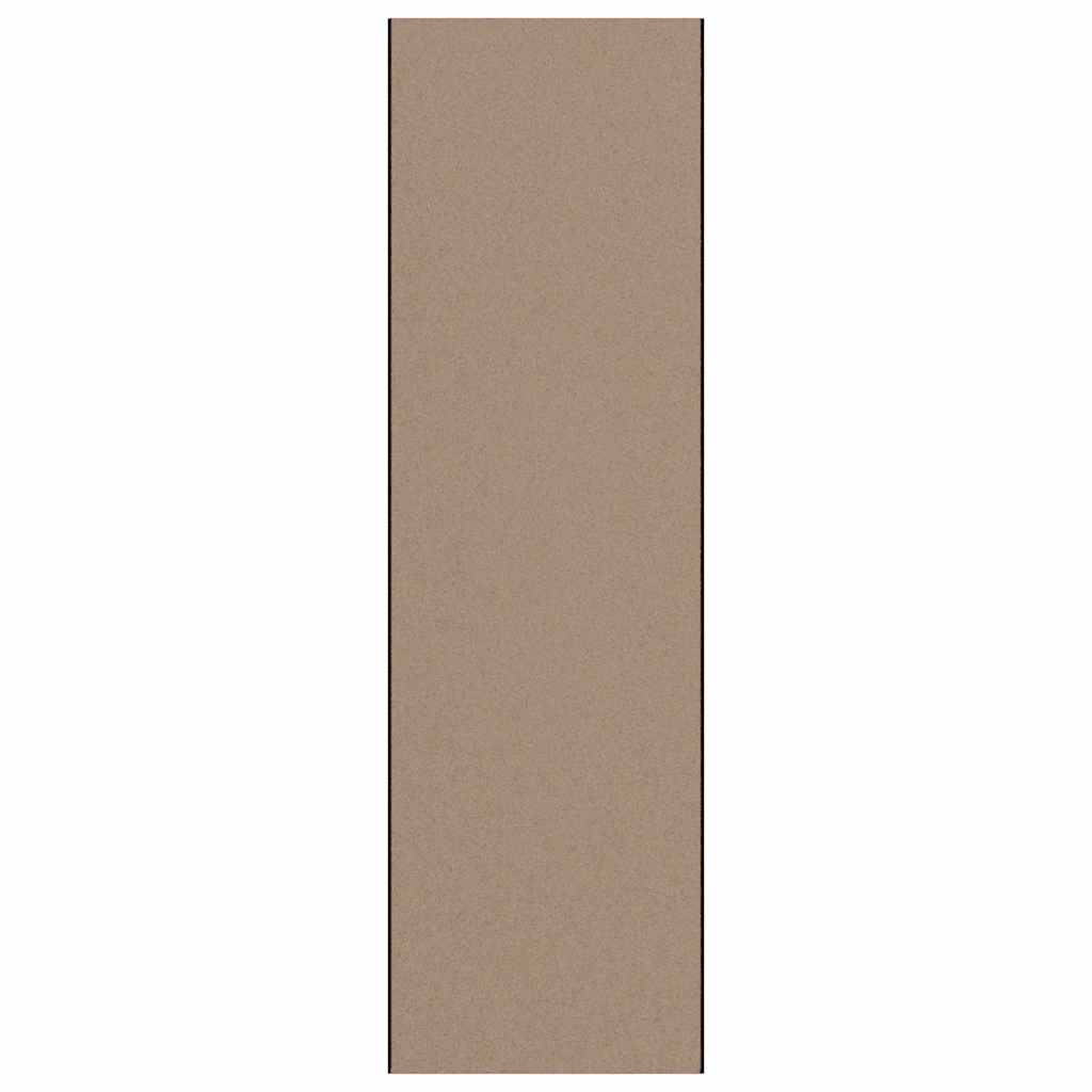 Deurmat Beige en zwart 120 x 400 cm Polypropyleen en vinyl