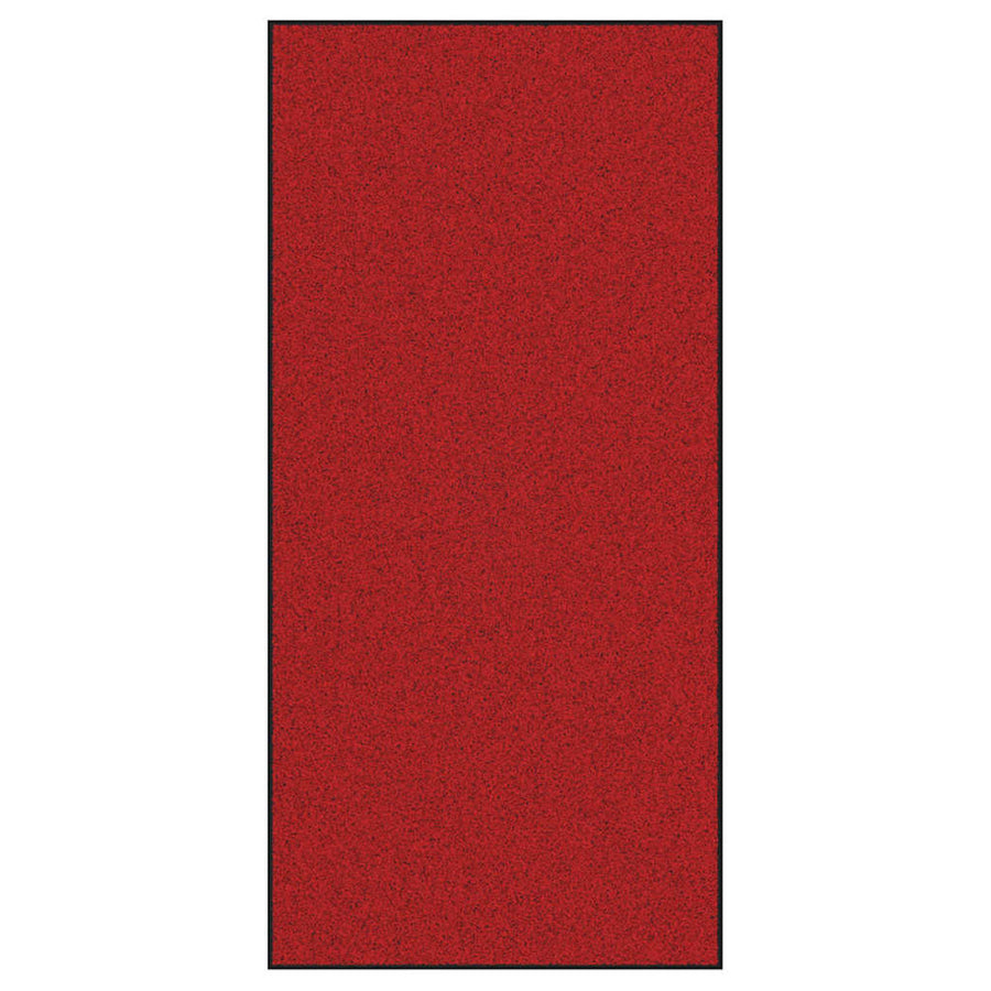 Deurmat Rood en Zwart 120 x 250 cm 100% Polyamide