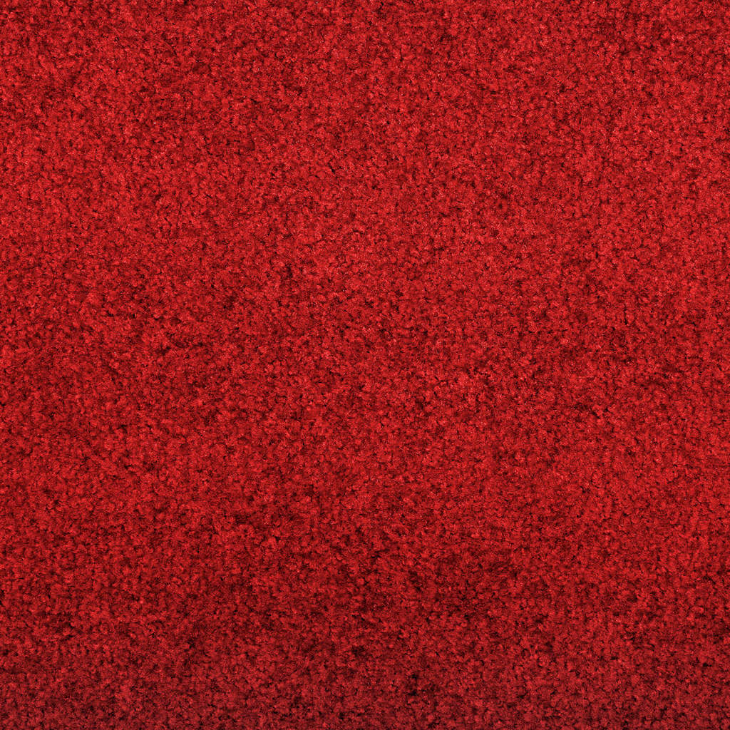 Deurmat Rood en Zwart 120 x 300 cm Polypropyleen en vinyl