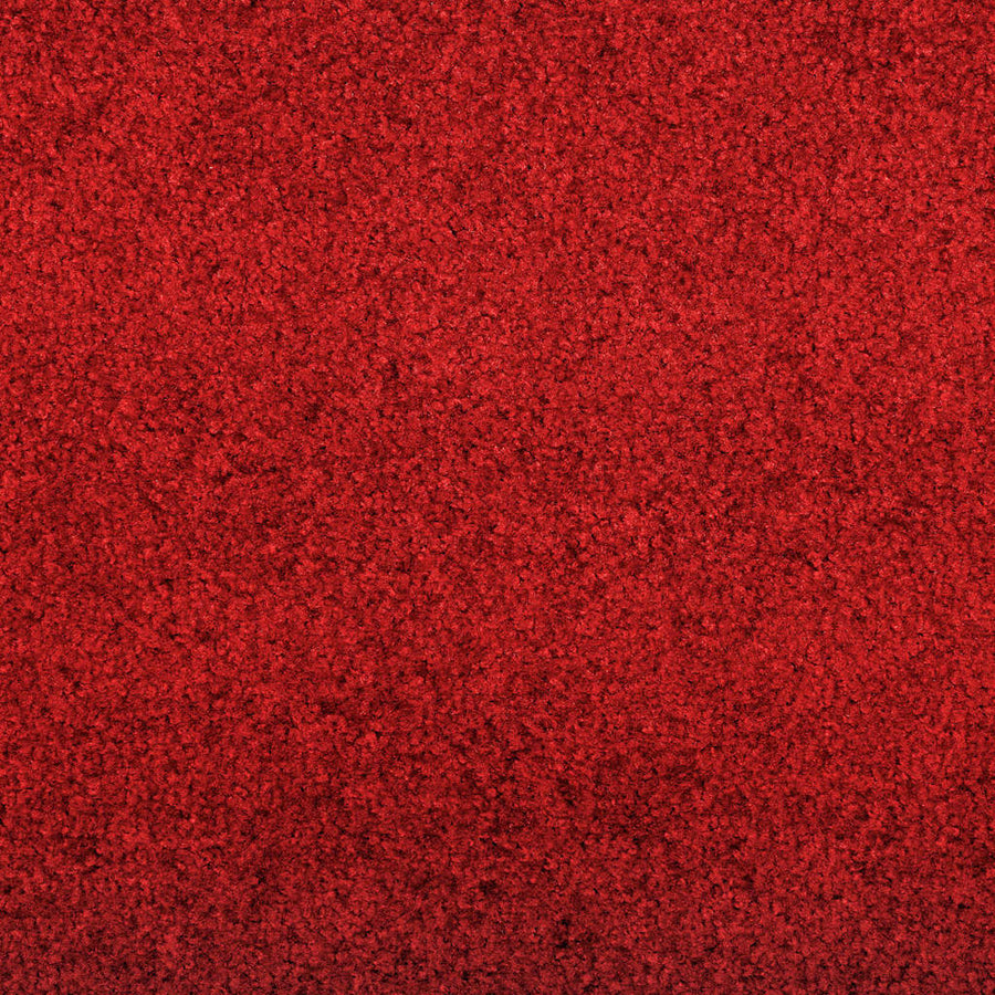 Deurmat Rood en Zwart 120 x 300 cm Polypropyleen en vinyl