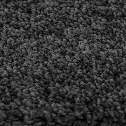 Antislip Shaggy Tapijt Donkergrijs 160 x 160 cm PP
