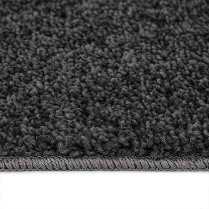 Antislip Shaggy Tapijt Donkergrijs 160 x 160 cm PP