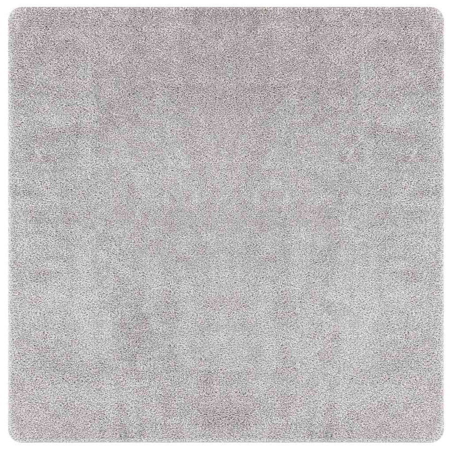 Antislip Shaggy Tapijt Grijs 120 x 120 cm PP