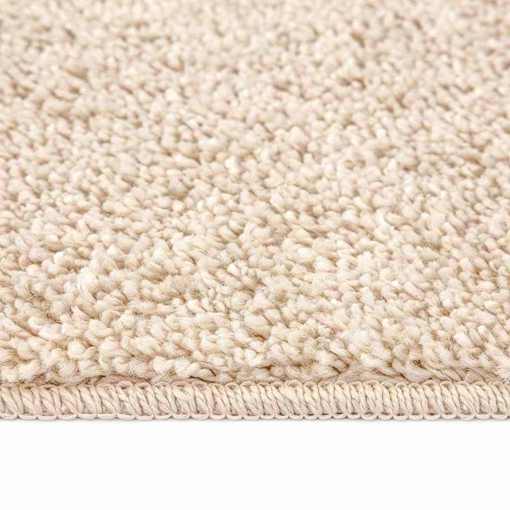 Antislip Shaggy Tapijt Crème 160 x 160 cm PP