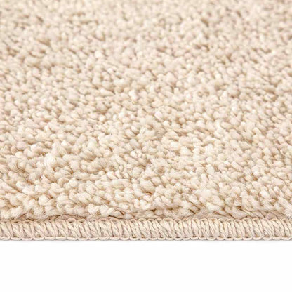 Antislip Shaggy Tapijt Crème 160 x 160 cm PP
