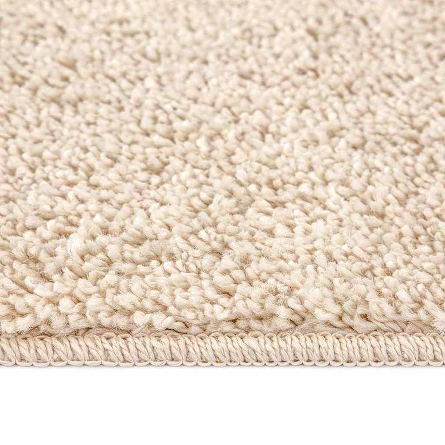 Antislip Shaggy Tapijt Crème 160 x 160 cm PP