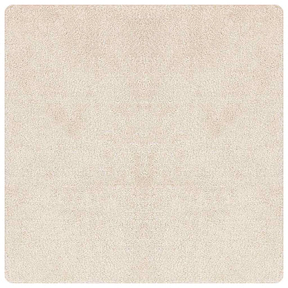 Antislip Shaggy Tapijt Crème 160 x 160 cm PP
