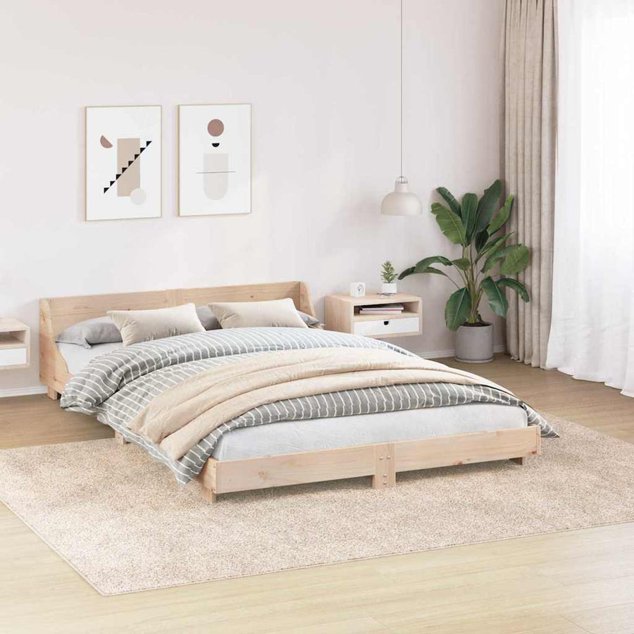 Antislip Shaggy Tapijt Crème 240 x 340 cm PP