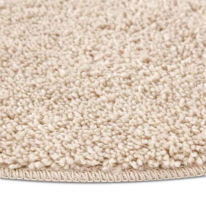 Antislip Shaggy Tapijt Crème 90 x 90 cm PP