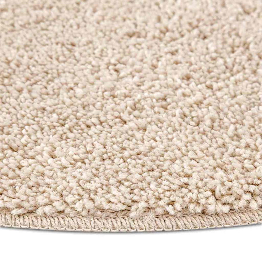 Antislip Shaggy Tapijt Crème 90 x 90 cm PP