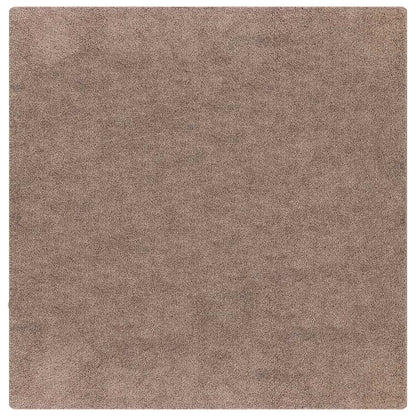 Antislip Shaggy Tapijt Bruin 160 x 160 cm PP