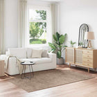 Vloerkleed antislip bruin 160 x 230 cm