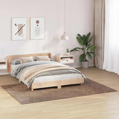 Antislip Shaggy Tapijt Bruin 160 x 230 cm PP