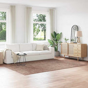 Vloerkleed shaggy 200x290 cm bruin antislip