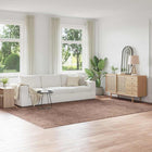 Tapijt shaggy bruin 240 x 340 cm PP