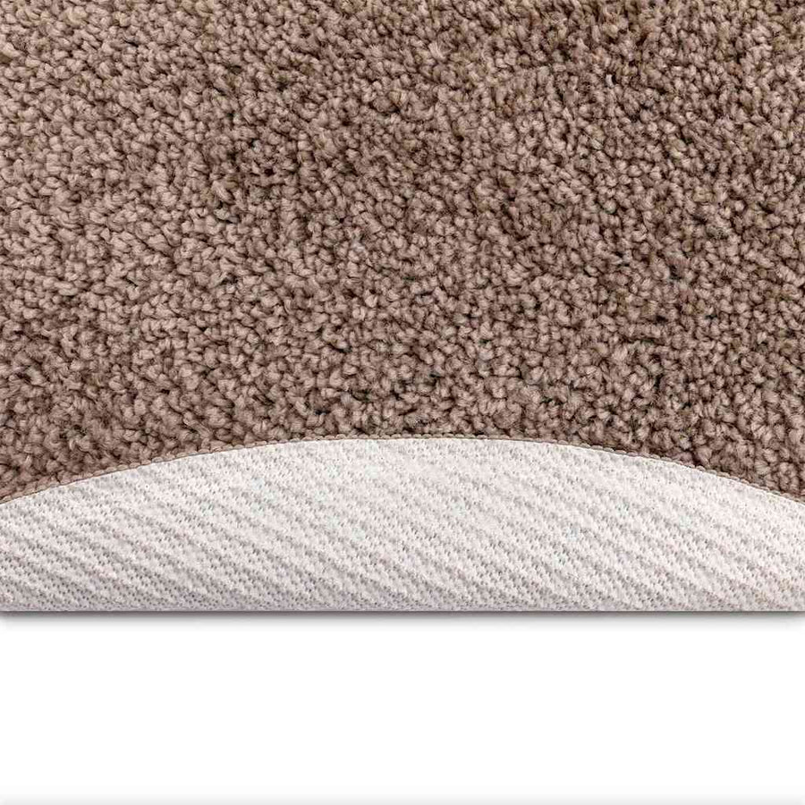 Antislip Shaggy Tapijt Bruin 90 x 90 cm PP