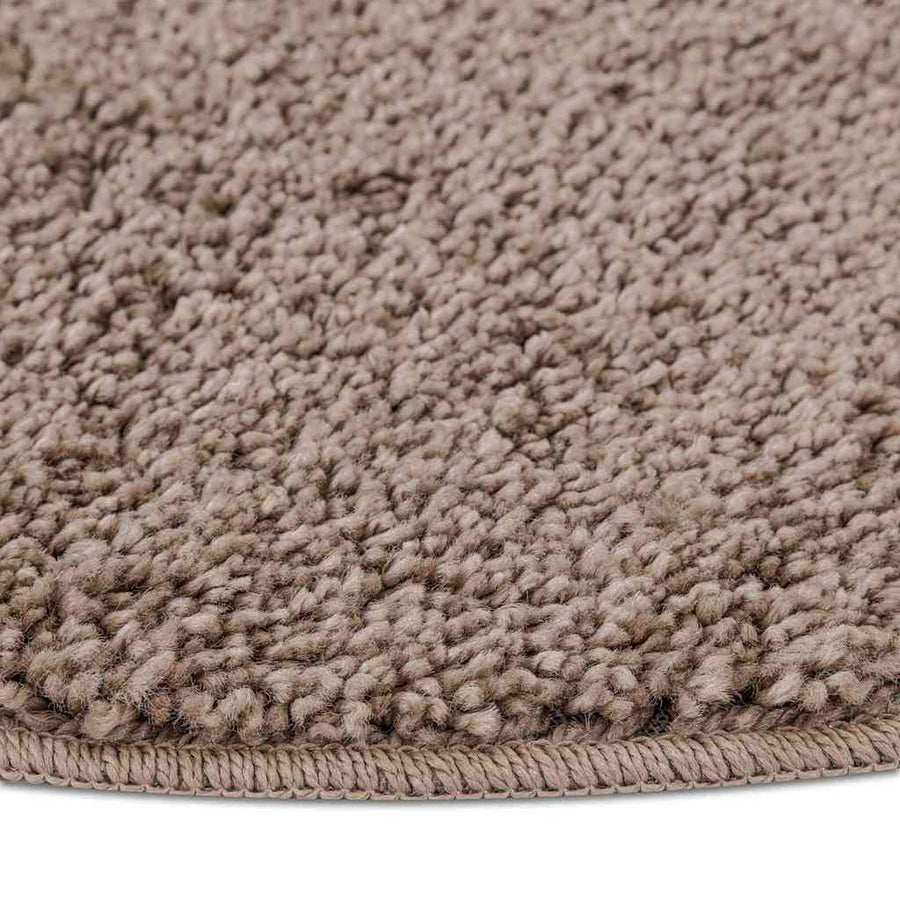 Antislip Shaggy Tapijt Bruin 120 x 120 cm PP