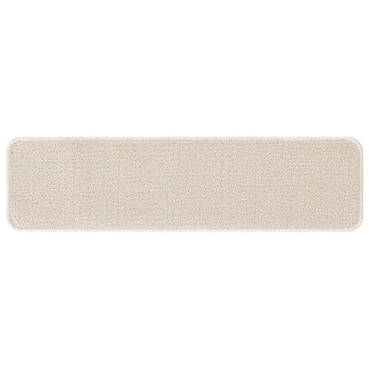 Antislip Trapmatten Rechthoekig 15 pcs Crème 75 x 20 cm PP