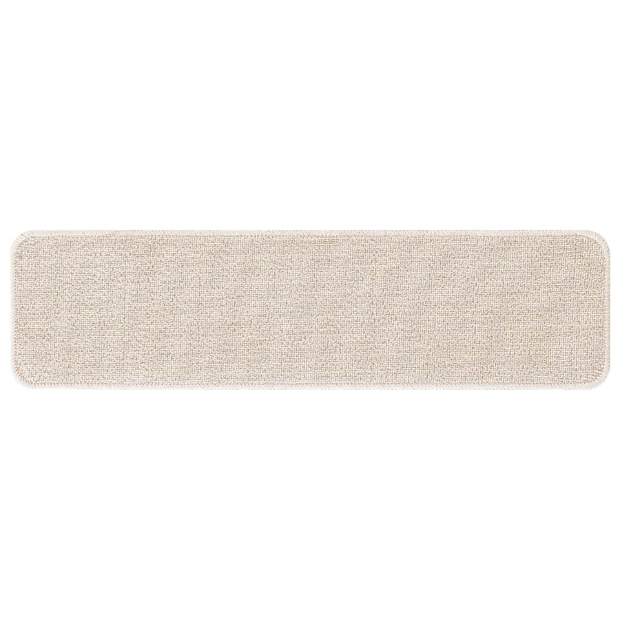 Antislip Trapmatten Rechthoekig 15 pcs Crème 75 x 20 cm PP