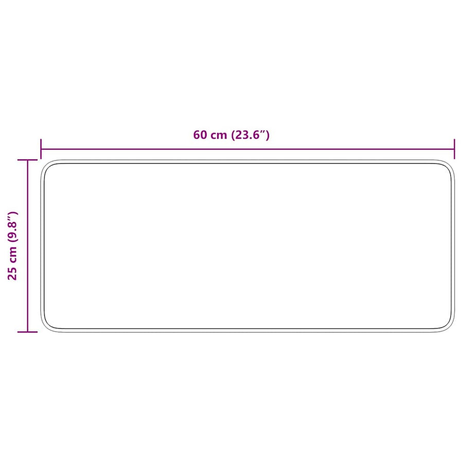 Antislip Trapmatten Latex achterkant 15 pcs Bruin 60 x 25 cm PP