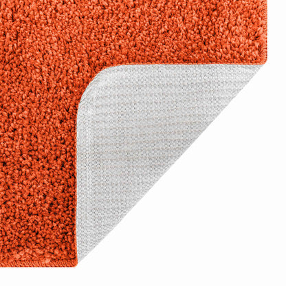 Antislip Badmat met Toilet Cut Oranje 50 x 50 cm PP