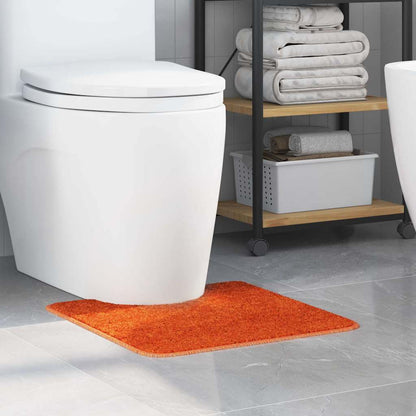 Antislip Badmat met Toilet Cut Oranje 50 x 50 cm PP