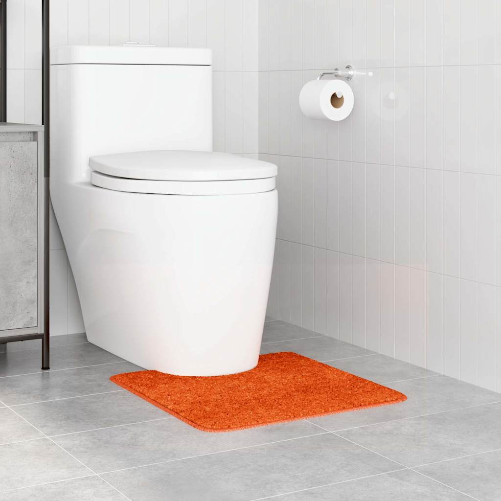 Antislip Badmat met Toilet Cut Oranje 50 x 50 cm PP