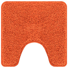Antislip Badmat met Toilet Cut Oranje 50 x 50 cm PP