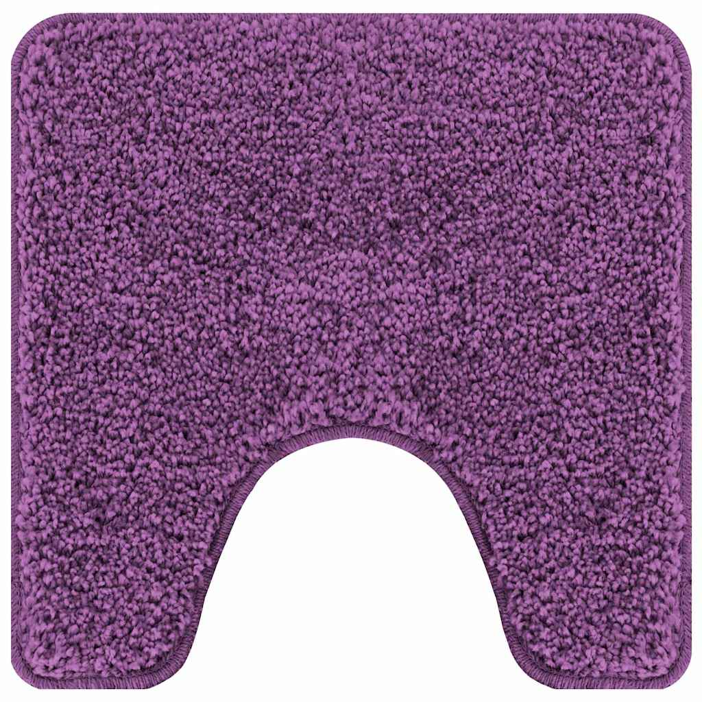 Antislip Badmat met Toilet Cut Paars 50 x 50 cm PP