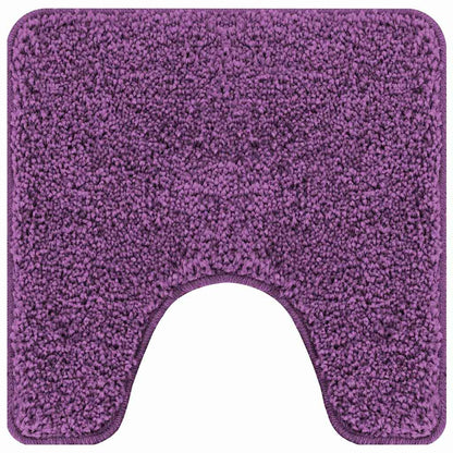 Antislip Badmat met Toilet Cut Paars 50 x 50 cm PP