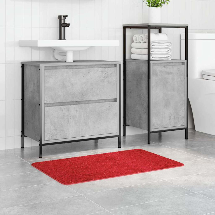 Antislip Badmat Rood 50 x 80 cm PP