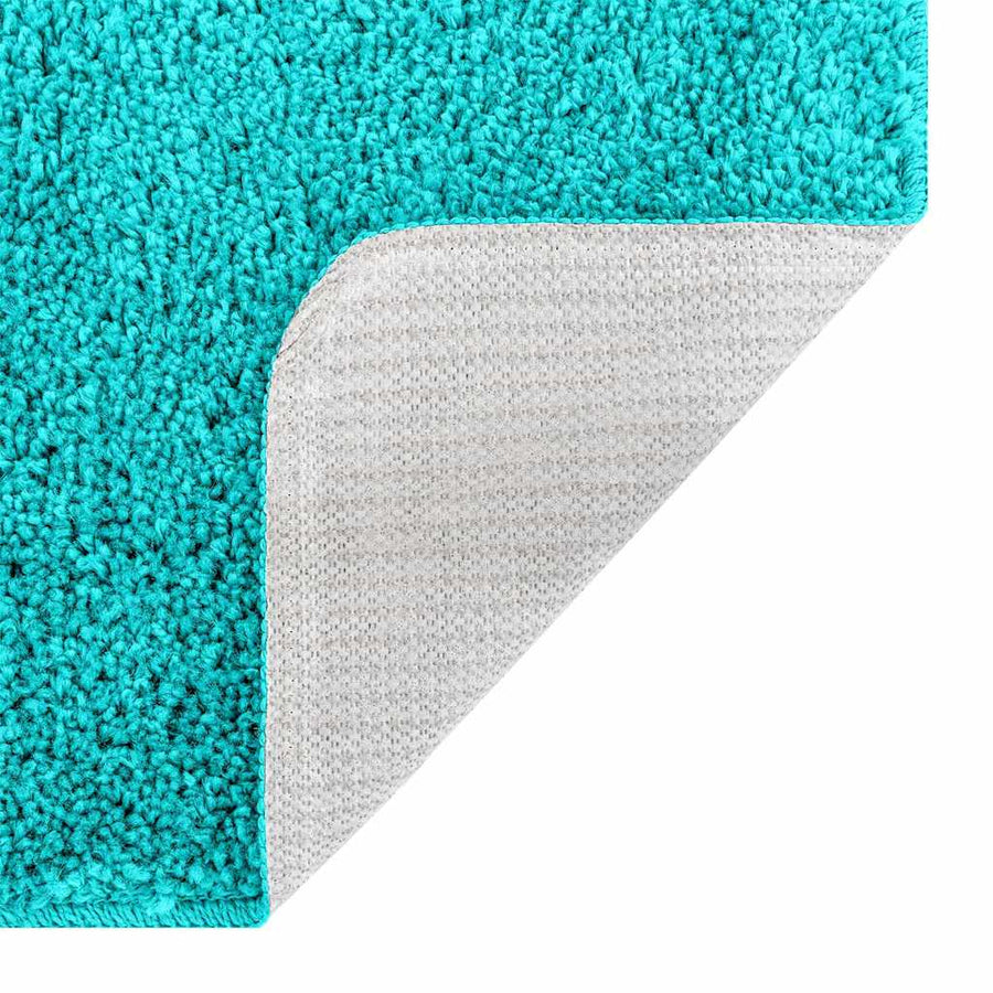 Antislip Badmat Turquoise 50 x 80 cm PP