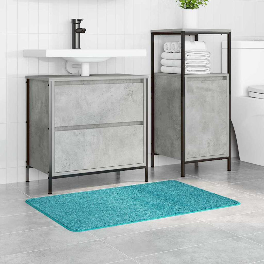 Antislip Badmat Turquoise 60 x 90 cm PP
