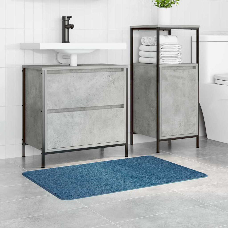 Antislip Badmat Blauw 60 x 90 cm PP