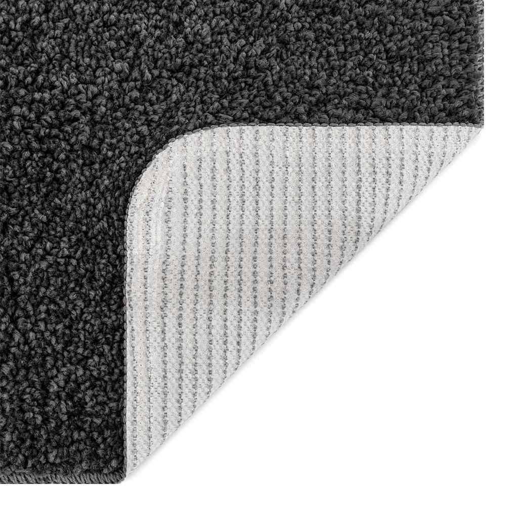 Antislip Badmat Donkergrijs 70 x 120 cm PP