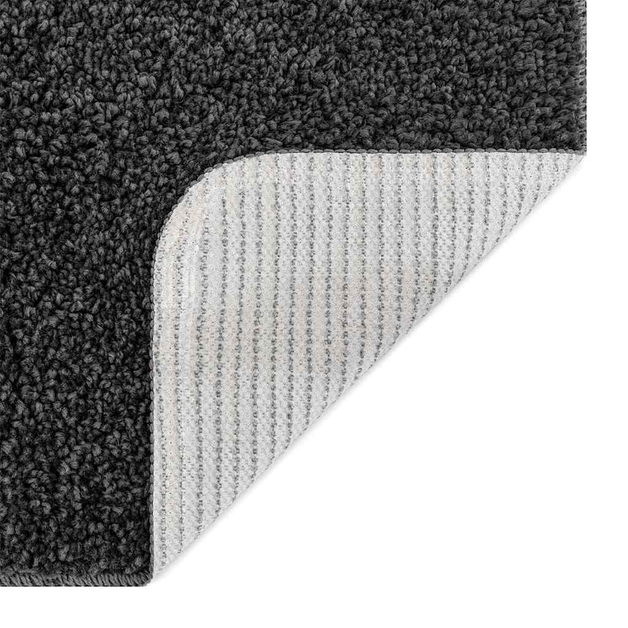 Antislip Badmat Donkergrijs 70 x 120 cm PP