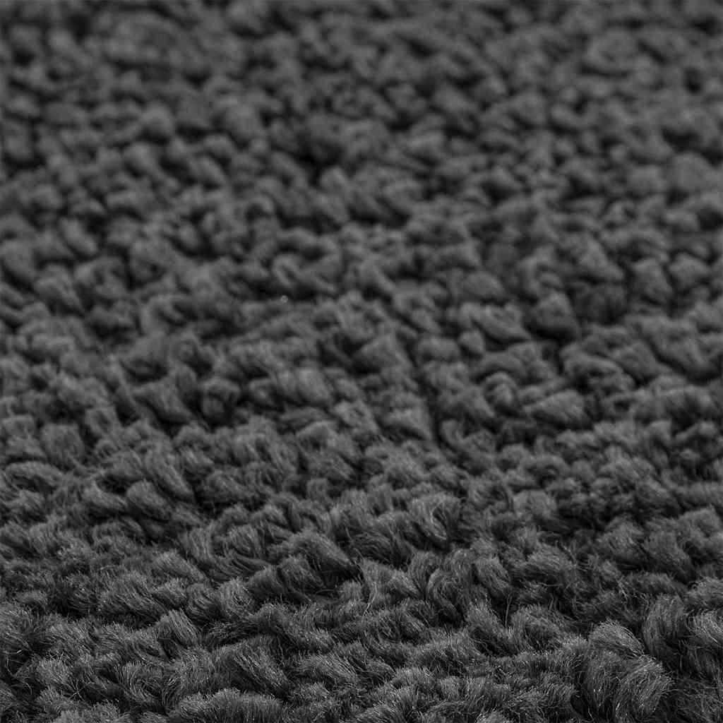 Antislip Badmat Donkergrijs 70 x 120 cm PP