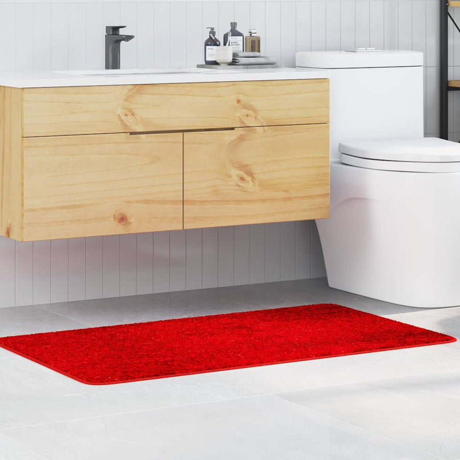 Antislip Badmat Rood 70 x 120 cm PP