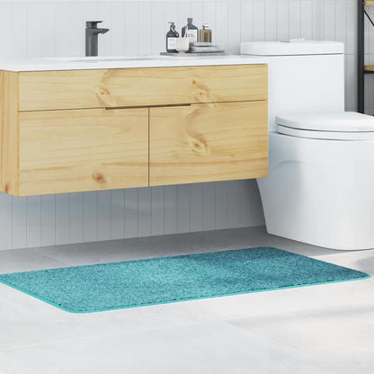 Antislip Badmat Turquoise 70 x 120 cm PP