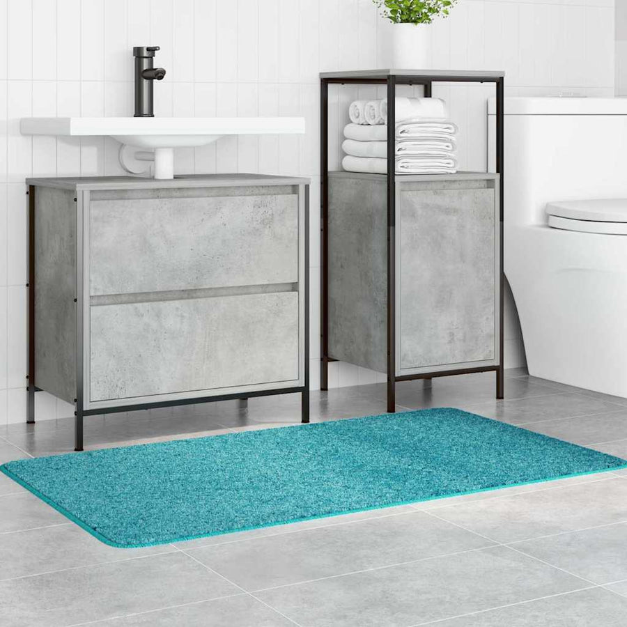 Antislip Badmat Turquoise 70 x 120 cm PP