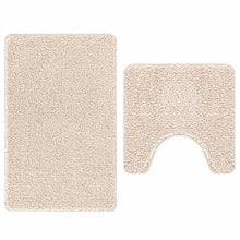 Antislip Badmat Set 2 pcs Crème PP