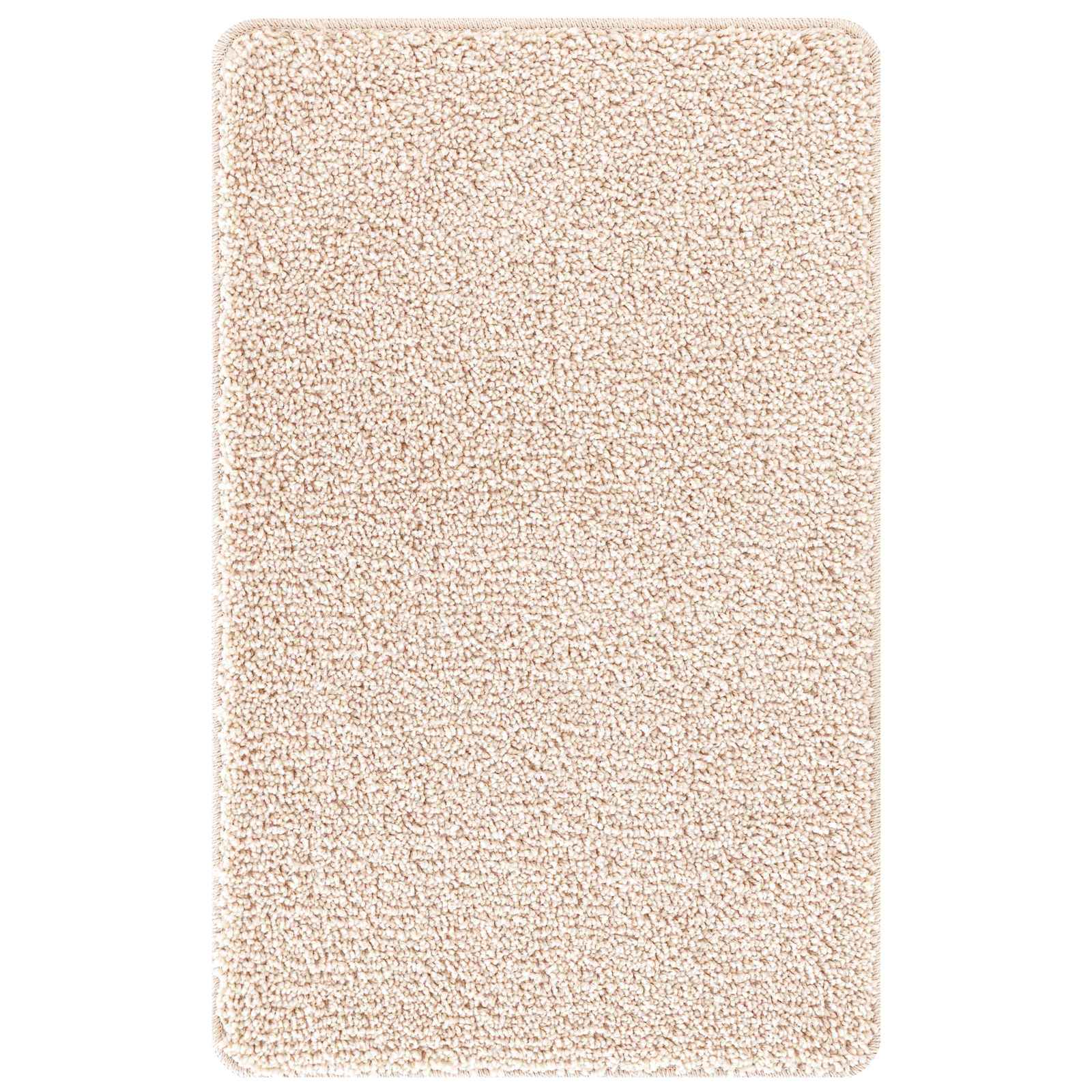 Antislip Badmat Set 3 pcs Crème PP